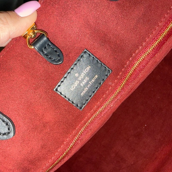 Louis Vuitton Black and Cream Floral Monogram Tote - Picture 6 of 9